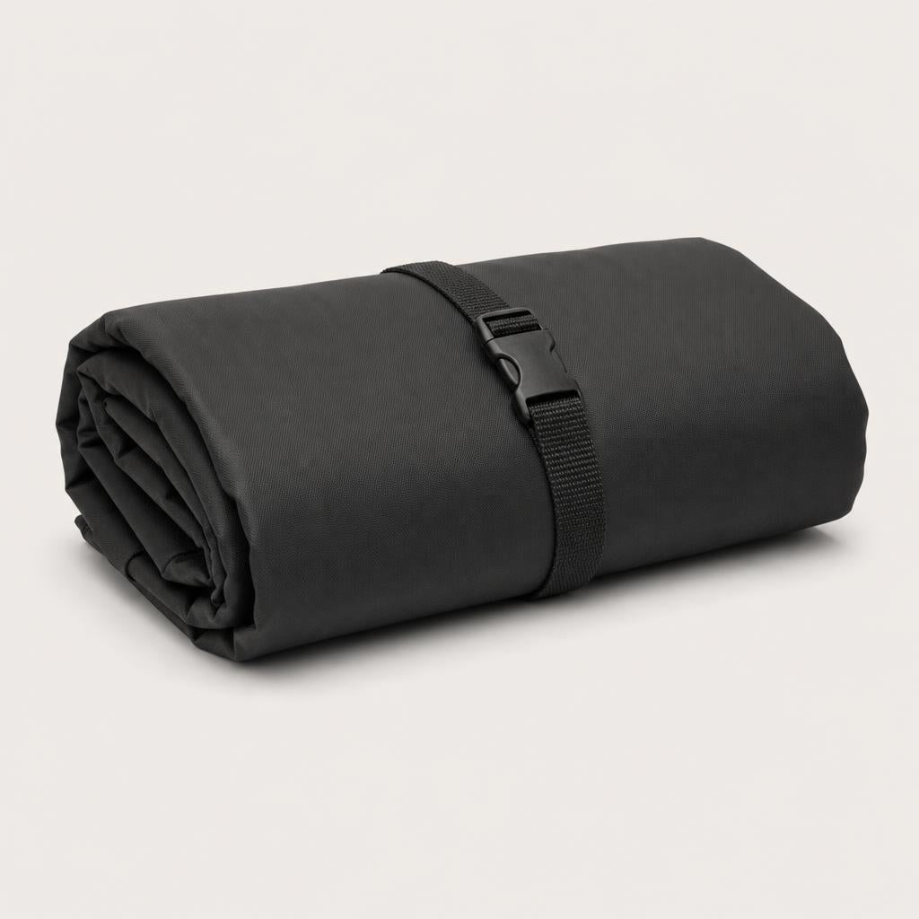 Detalle del tejido impermeable y antideslizante de la funda